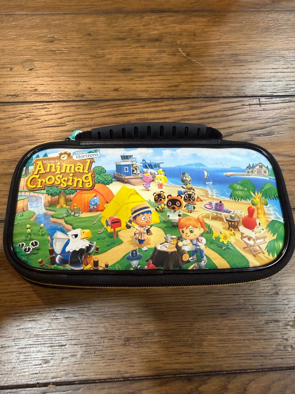Animal Crossing switch Themed Carrying Case - Beach Scene